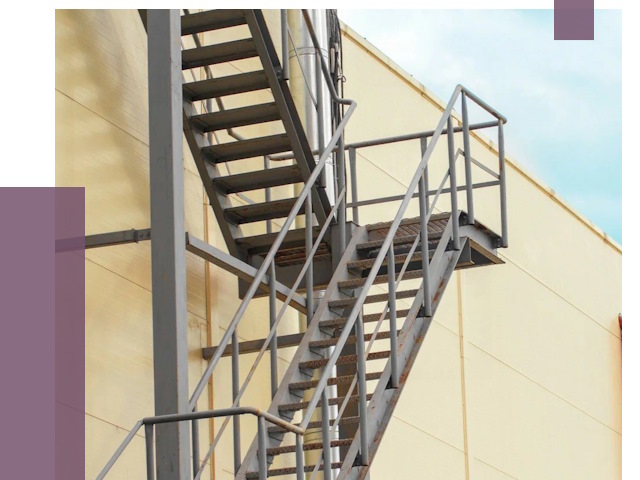 Пожарные лестницы в Гудермесе от 12296 руб. — монтаж и продажа | ПРОЛЁТ-Гдр