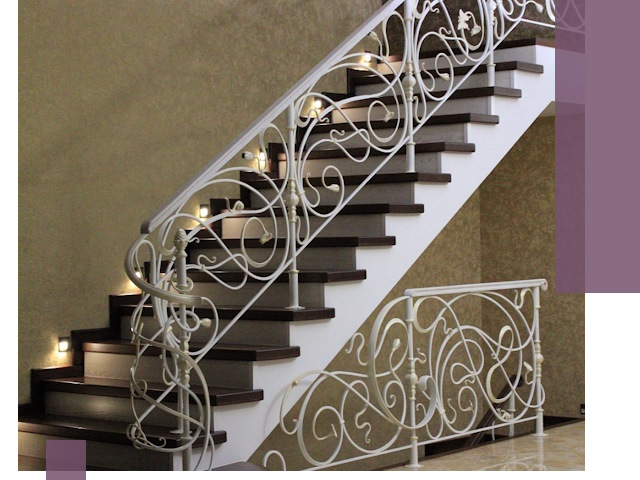 Кованые лестницы под ключ в Гудермесе — изготовление и монтаж
