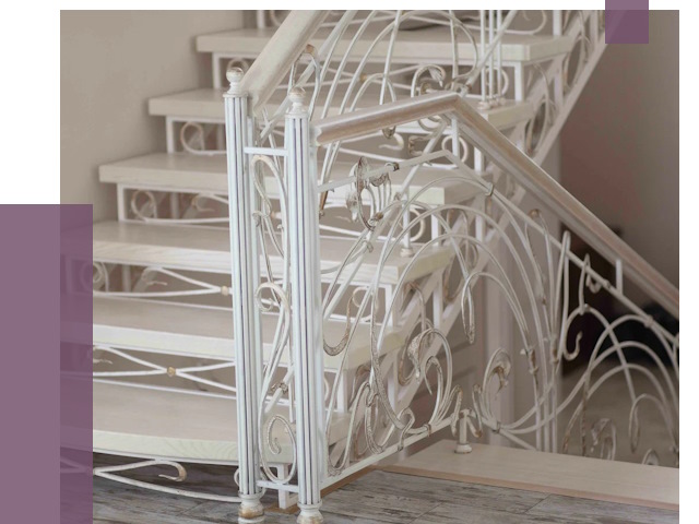 Изготовление кованых лестниц на заказ в Гудермесе от 87100 руб. | ПРОЛЁТ-Гдр