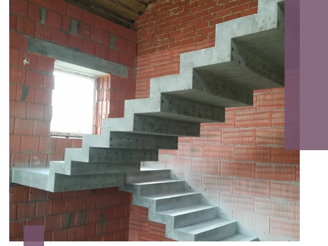 Бетонные лестницы под ключ в Гудермесе: монтаж, демонтаж, ремонт