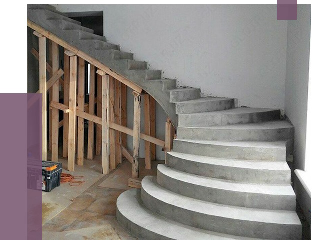 Изготовление бетонных лестниц под ключ в Гудермесе от 19982 руб. | ПРОЛЁТ-Гдр