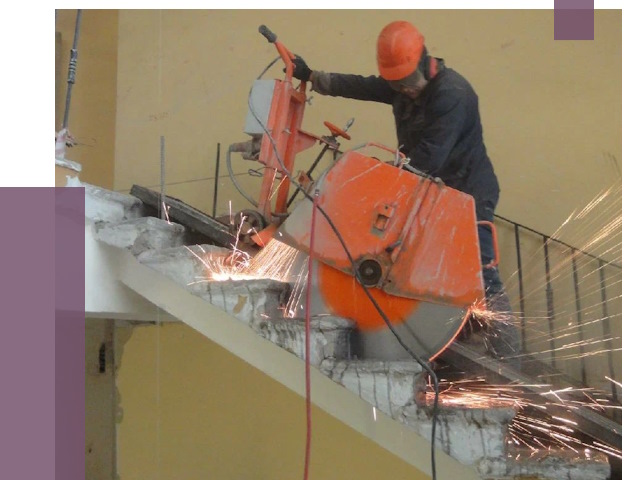 Демонтаж бетонных лестниц в Гудермесе от 4611 руб. за м2 | ПРОЛЁТ-Гдр