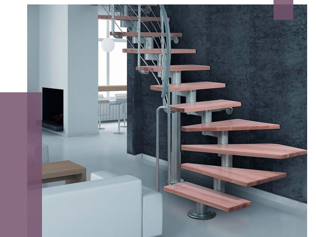 Модульные лестницы в Гудермесе от 16908 руб. — купить в ПРОЛЁТ-Гдр