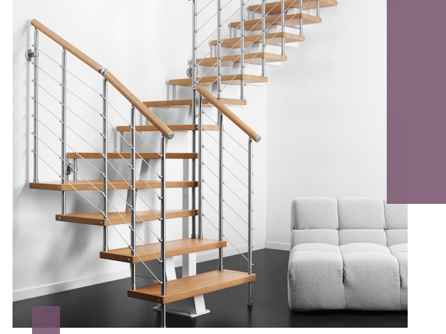 Модульные лестницы под ключ в Гудермесе — монтаж и изготовление