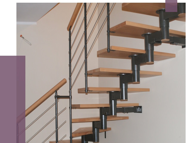 Изготовление модульных лестниц в Гудермесе от 11528 руб. 