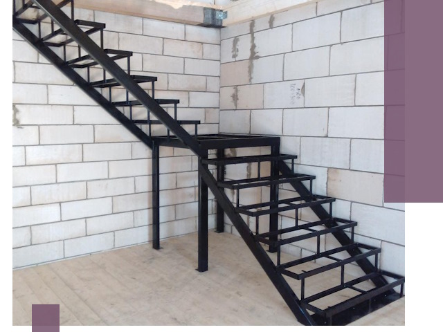 Лестницы на металлокаркасе под ключ в Гудермесе — изготовление и монтаж