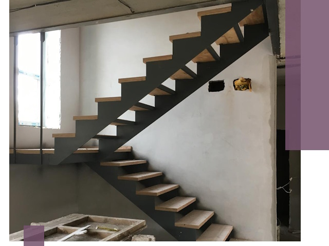 Изготовление лестниц на металлокаркасе в Гудермесе от производителя