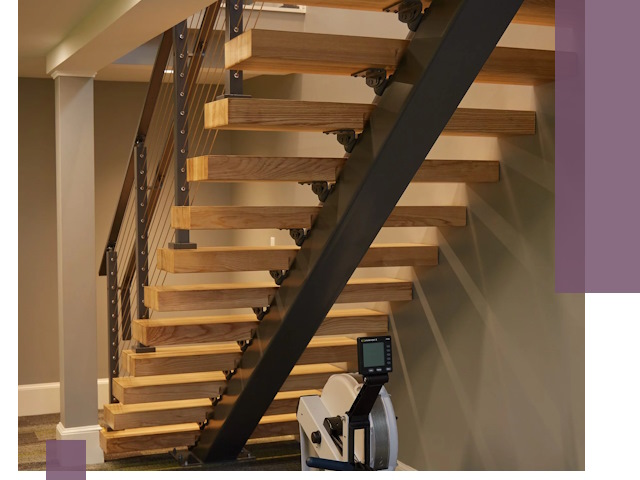 Лестницы на монокосоурах под ключ в Гудермесе - изготовление и монтаж