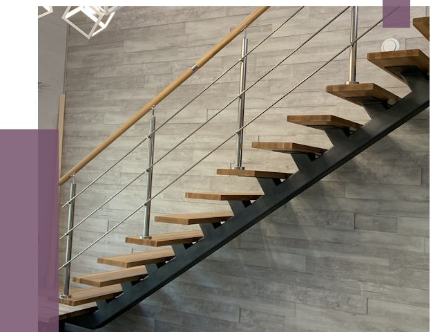 Изготовление лестниц на монокосоуре в Гудермесе от 76340 руб. 