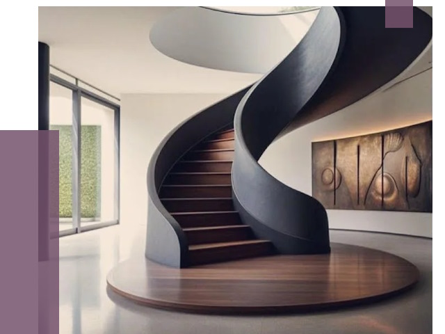 Элитные лестницы под заказ в Гудермесе от 189570 руб. — ПРОЛЁТ-Гдр