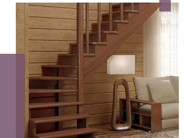 Лестницы эконом класса в Гудермесе от 18291 руб. бюджетные решения