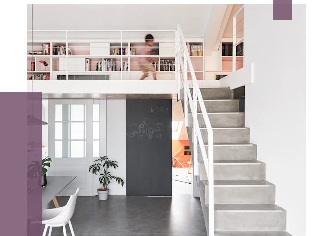 Лестницы для двухуровневой квартиры в Гудермесе от 176761 руб. | ПРОЛЁТ-Гдр