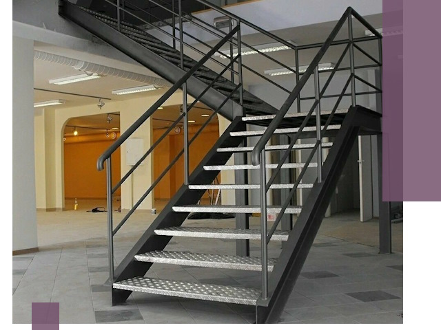 Лестницы для офиса в Гудермесе: изготовление, монтаж, демонтаж