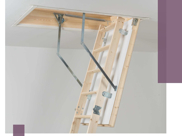 Установка чердачной лестницы под ключ в Гудермесе