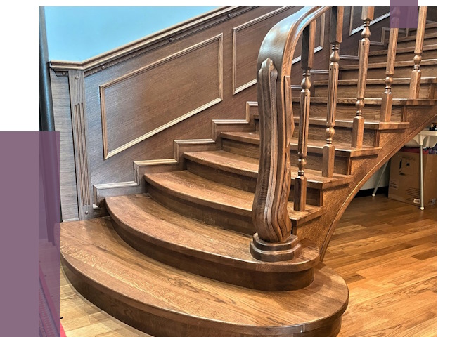 Дубовые лестницы под ключ в Гудермесе от 176761 руб. — ПРОЛЁТ-Гдр