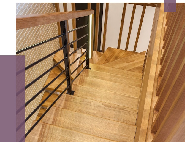 Лестницы из ясеня в Гудермесе под ключ от 10042 руб. 