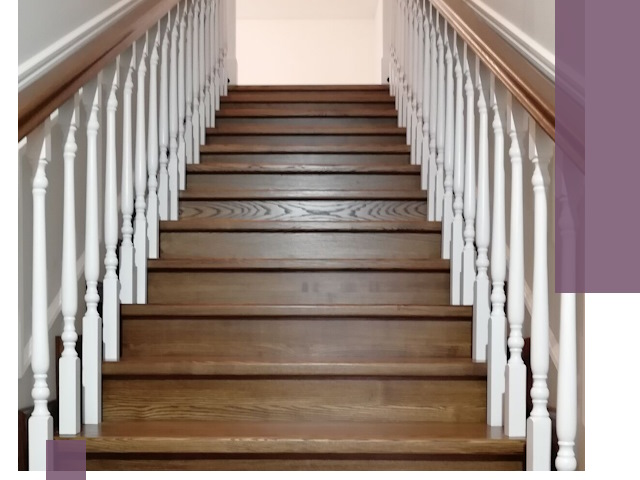 Лестницы из ясеня на заказ в Гудермесе — изготовление и монтаж