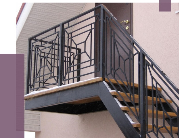 Металлические перила в Гудермесе от 4304 руб.  | ПРОЛЁТ-Гдр