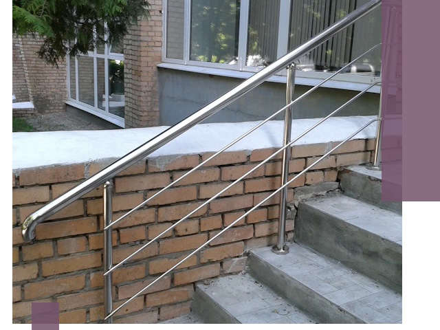 Перила из нержавеющей стали высокого качества в Гудермесе