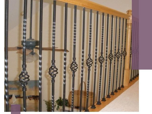 Изготовление и монтаж кованных перил в Гудермесе под ключ