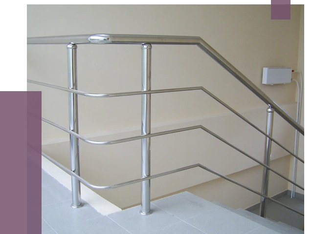 Алюминиевые перила в Гудермесе от 6353 руб. под ключ | ПРОЛЁТ-Гдр