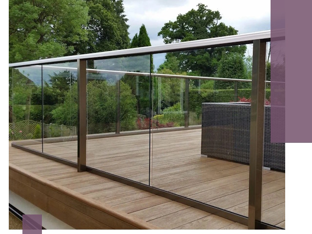 Алюминиевые перила на заказ в Гудермесе — монтаж и гарантия