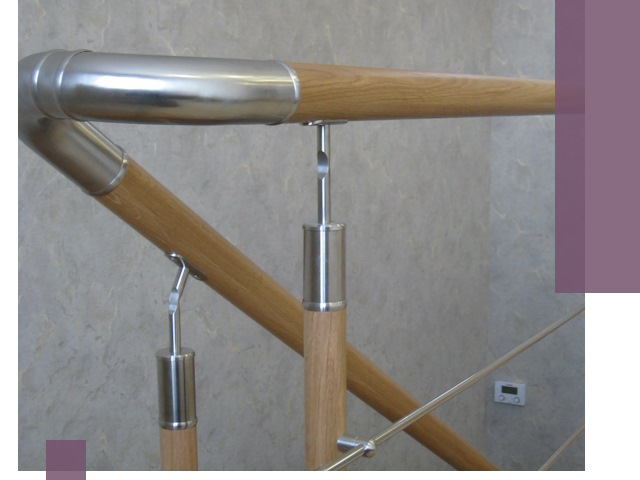 Комбинированные перила на заказ в Гудермесе — монтаж и производство