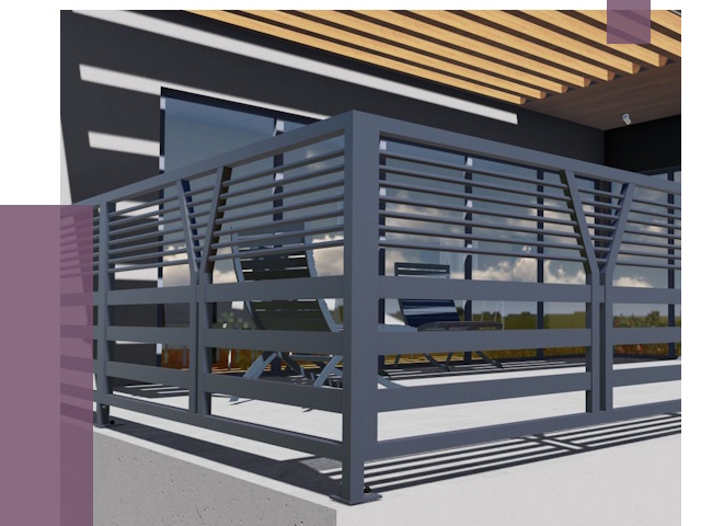 Изготовление балконных ограждений в Гудермесе от 10759 руб. | ПРОЛЁТ-Гдр