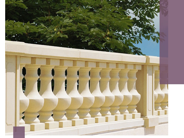 Установка балюстрады в Гудермесе: изготовление и монтаж под ключ