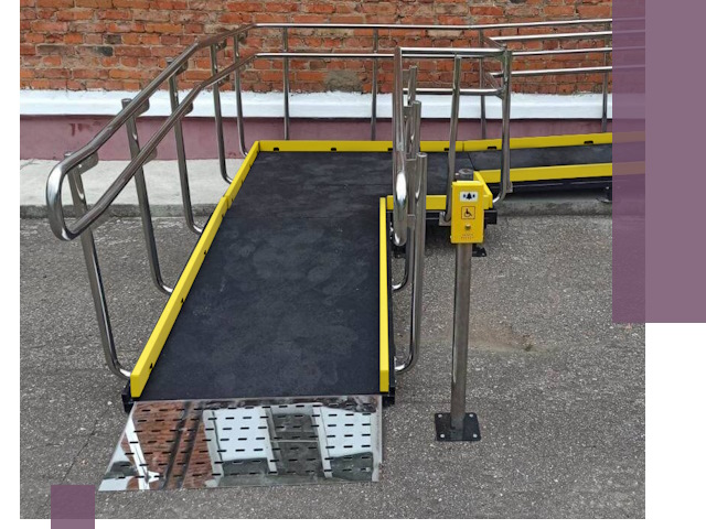 Изготовление наклонных пандусов для инвалидов в Гудермесе