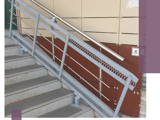 Изготовление откидных пандусов под ключ в Гудермесе