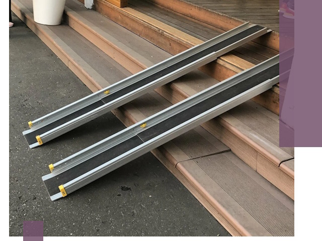 Телескопические пандусы под ключ в Гудермесе — изготовление и монтаж