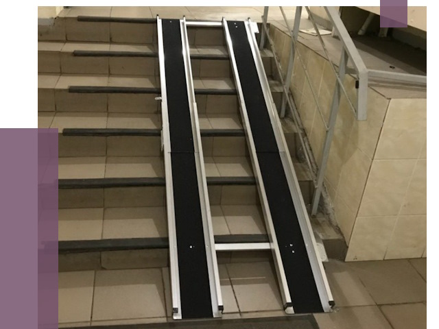 Установка пандуса в подъезд в Гудермесе от 7993 руб. под ключ | ПРОЛЁТ-Гдр