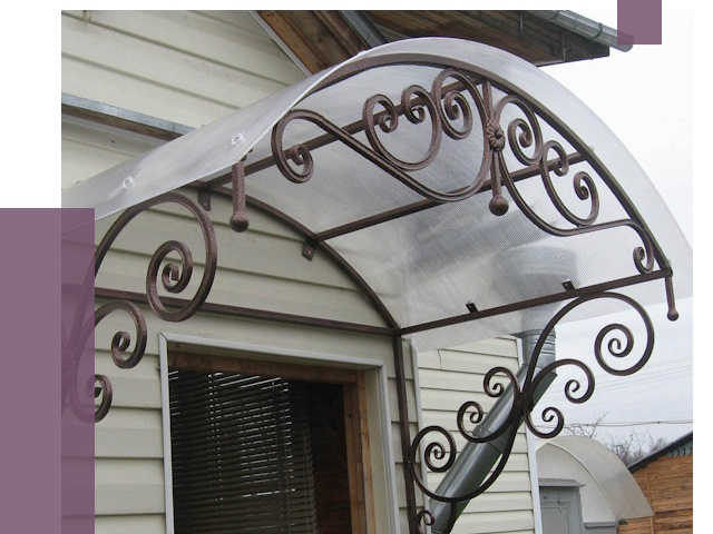 Изготовление козырьков в Гудермесе от 7378 руб. — заказать | ПРОЛЁТ-Гдр