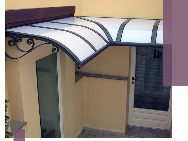 Монтаж козырьков любой сложности в Гудермесе под ключ