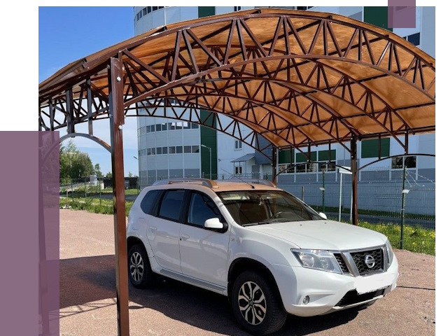 Недорогие навесы в Гудермесе от 43037 руб.  | ПРОЛЁТ-Гдр