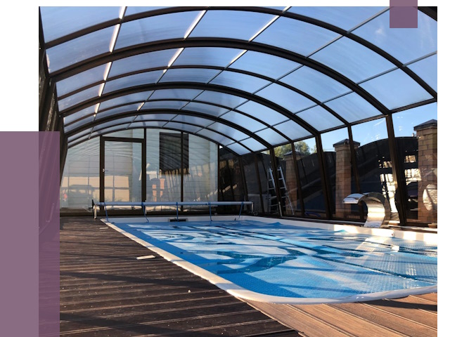 Навесы для бассейна в Гудермесе от 16805 руб. под ключ | ПРОЛЁТ-Гдр