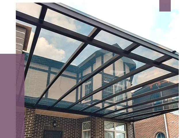 Навесы из поликарбоната в Гудермесе от 8628 руб. под ключ — ПРОЛЁТ-Гдр