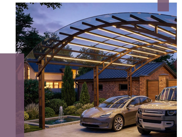 Металлические навесы в Гудермесе от 12706 руб. под ключ — ПРОЛЁТ-Гдр