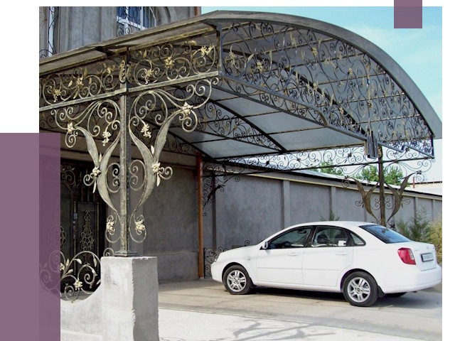 Кованые навесы в Гудермесе от 14602 руб. | ПРОЛЁТ-Гдр