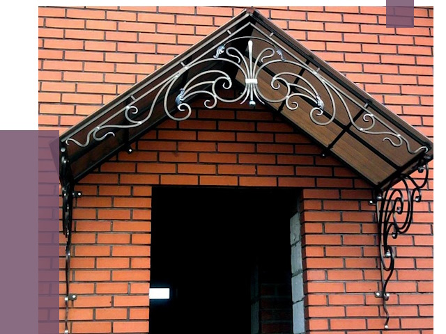 Металлические козырьки в Гудермесе от 10708 руб. 