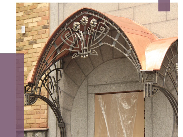 Арочные козырьки в Гудермесе от 14602 руб. 