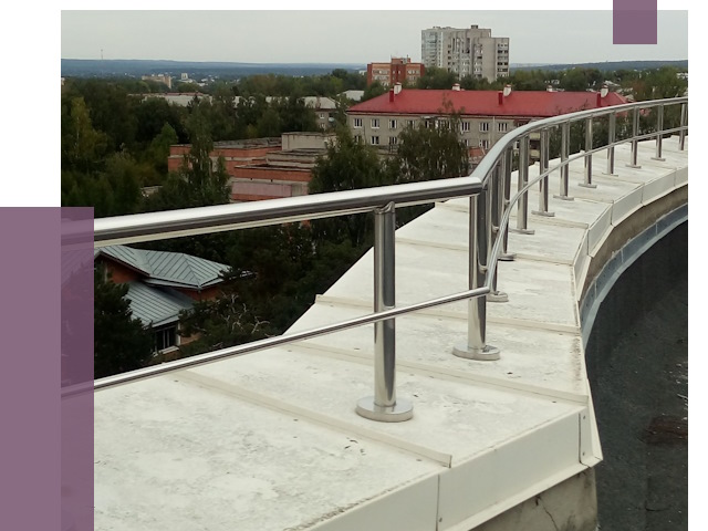 Парапеты и ограждения кровли в Гудермесе от 4970 руб.