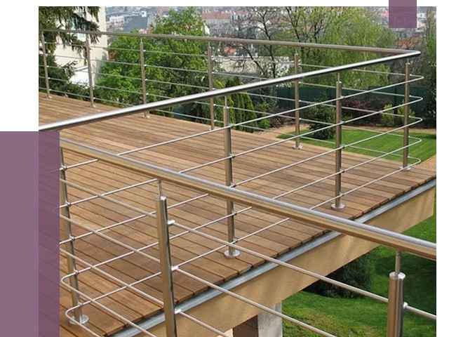 Алюминиевые парапеты в Гудермесе под ключ от 7788 руб. 