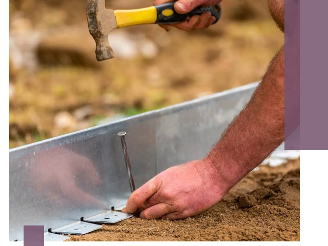 Монтаж металлических бордюров в Гудермесе быстро и качественно