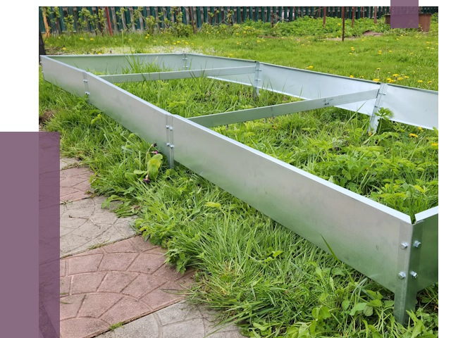 Металлические бордюры для грядок в Гудермесе от 1793 руб.