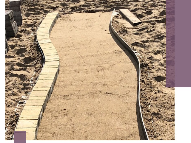 Металлические бордюры для тротуаров в Гудермесе — прочные и долговечные